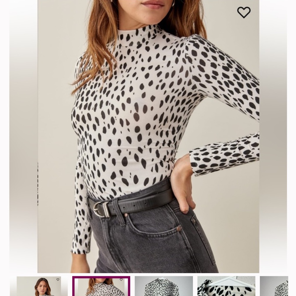 Reformation Bailey cheetah NWOT